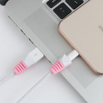 2 Stk. bruchsicheres USB-Ladekabel, Wickler, Schutzhülle