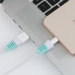 2 Stk. bruchsicheres USB-Ladekabel, Wickler, Schutzhülle