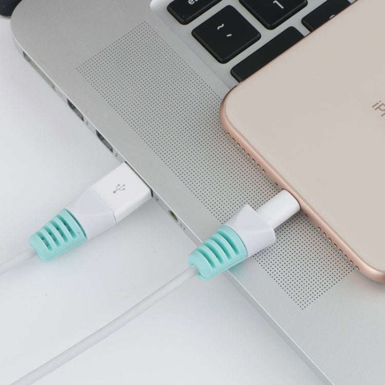 2 Stk. bruchsicheres USB-Ladekabel, Wickler, Schutzhülle