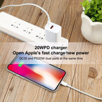 100W USB-C / Type-C zu 8 Pin Schnelllade-Datenkabel, Länge: 2m, 2m Type-C zu 8 Pin