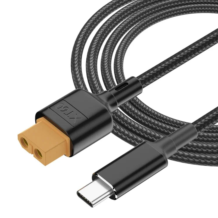 USB-C-/Typ-C-auf-XT60-Datenkabel, Länge: 100 cm
