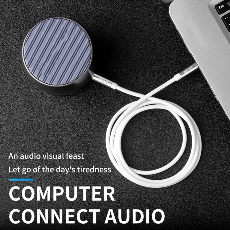 IVON CA55 3,5mm Klinkenstecker-zu-Klinkenstecker-AUX-Audiokabel, Kabellänge: 1m