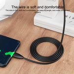 IVON CA87 USB zu 8 Pin TPE Schnelllade-Datenkabel, Kabellänge: 1m, 8 Pin