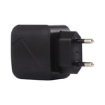 LZ-819A+C QC3.0 USB + PD 18W USB-C / Typ-C Schnittstellen Reise-Ladegerät mit Kontrollleuchte, EU Stecker, EU Stecker