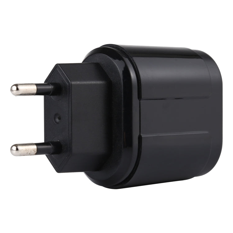 LZ-022 5V 2.4A Dual-USB-Reiseladegerät, EU-Stecker