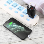 LZ-022 5V 2.4A Dual-USB-Reiseladegerät, EU-Stecker
