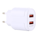 LZ-022 5V 2.4A Dual-USB-Reiseladegerät, EU-Stecker