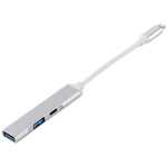 S-206 3-in-1 8-Pin männlich zu 2 x USB 3.0 + 8-Pin weiblich Kamera-Lesegeräte-Adapter, S-206