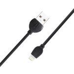 awei CL-63 2.5A 8-Pin Lade- und Übertragungs-Aluminium-Datenkabel, Länge: 1m
