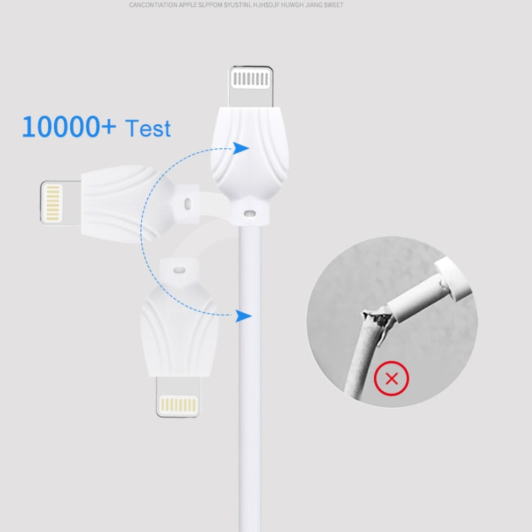 awei CL-63 2.5A 8-Pin Lade- und Übertragungs-Aluminium-Datenkabel, Länge: 1m