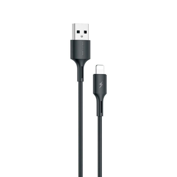 WK WDC-136 USB zu 8-Pin 3A Schnelllade-Datenkabel, USB zu 8-Pin (Schwarz), USB zu 8-Pin (Weiß)