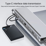 11 in 1 RJ45 + 87W PD + SD/TF + USBx3 + HDMI + VGA + 3,5 mm AUX zu Typ-C HUB Adapter, 11 in 1