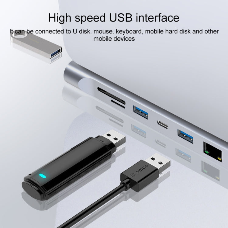 11 in 1 RJ45 + 87W PD + SD/TF + USBx3 + HDMI + VGA + 3,5 mm AUX zu Typ-C HUB Adapter, 11 in 1
