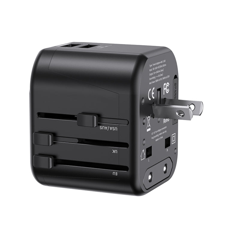 USAMS US-CC173 T55 12W Universelles Multi-Stecker-Reiseladegerät, US-CC173 T55