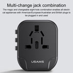 USAMS US-CC173 T55 12W Universelles Multi-Stecker-Reiseladegerät, US-CC173 T55