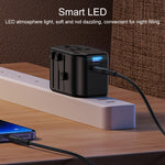 USAMS US-CC173 T55 12W Universelles Multi-Stecker-Reiseladegerät, US-CC173 T55