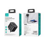USAMS US-CC173 T55 12W Universelles Multi-Stecker-Reiseladegerät, US-CC173 T55