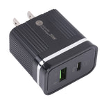 46-A2C2 20W PD + QC3.0 USB Multifunktions-Schnellladegerät, US-Stecker
