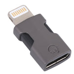 Tragbarer 8 Pin zu USB-C/Type-C Audio Adapter