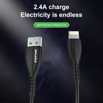 awei CL-115L 1m 2.4A USB zu 8-Pin Ladekabel