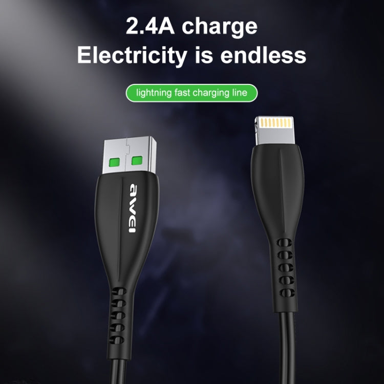 awei CL-115L 1m 2.4A USB zu 8-Pin Ladekabel