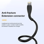awei CL-115L 1m 2.4A USB zu 8-Pin Ladekabel