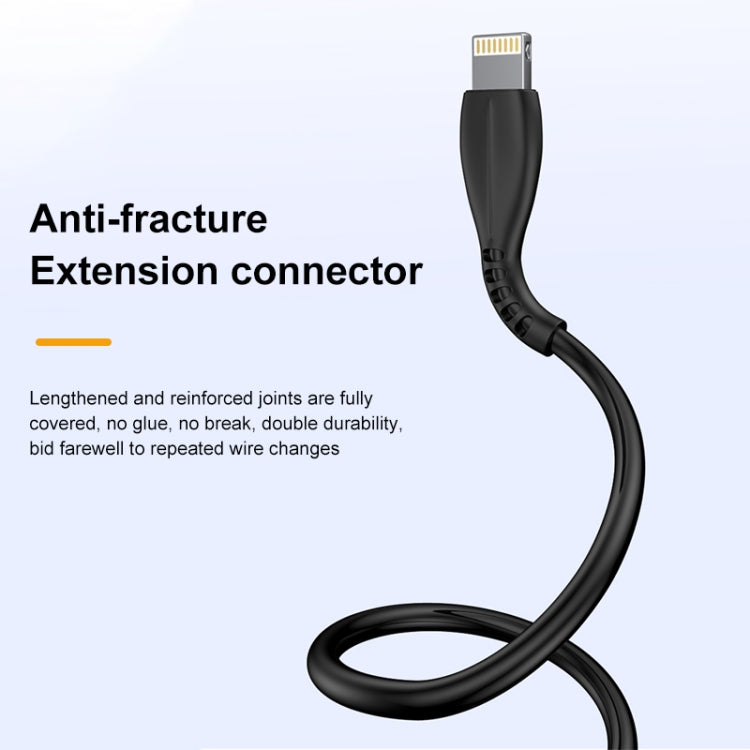 awei CL-115L 1m 2.4A USB zu 8-Pin Ladekabel
