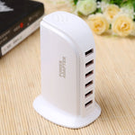 853L 30W 6 Ports USB Schnelllade-Dock Intelligentes Ladegerät AC100-240V