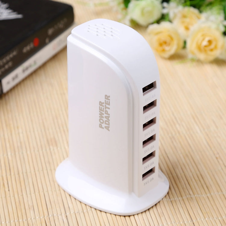 853L 30W 6 Ports USB Schnelllade-Dock Intelligentes Ladegerät AC100-240V
