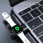 K02 Universelles tragbares magnetisches kabelloses Ladegerät für Apple Watch Series 6 / 5 / SE / 4 / 3 / 2 / 1