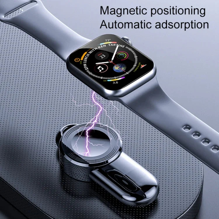 K02 Universelles tragbares magnetisches kabelloses Ladegerät für Apple Watch Series 6 / 5 / SE / 4 / 3 / 2 / 1