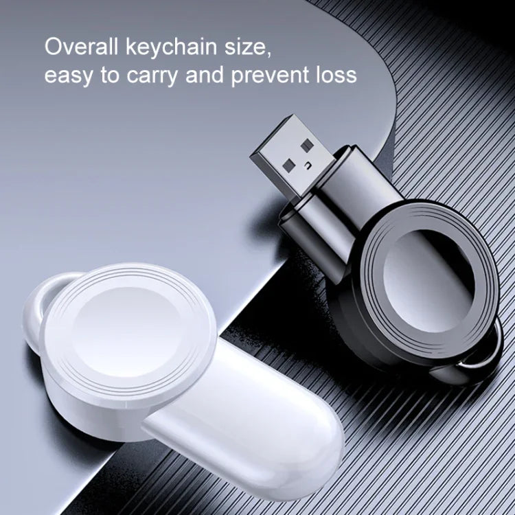 K02 Universelles tragbares magnetisches kabelloses Ladegerät für Apple Watch Series 6 / 5 / SE / 4 / 3 / 2 / 1