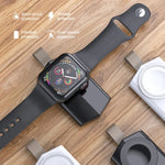 K03 Universelles tragbares magnetisches kabelloses Ladegerät für Apple Watch Series 6 / 5 / SE / 4 / 3 / 2 / 1