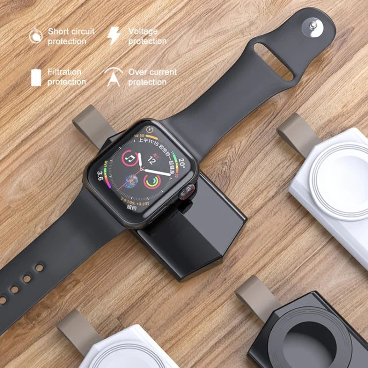 K03 Universelles tragbares magnetisches kabelloses Ladegerät für Apple Watch Series 6 / 5 / SE / 4 / 3 / 2 / 1