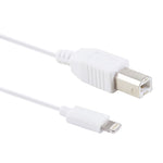 1m 8-Pin-zu-Type-B-Stecker Klavier-/Elektronisches Klavierkabel MIDI-Kabel Adapter, 8 Pin