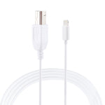 1m 8-Pin-zu-Type-B-Stecker Klavier-/Elektronisches Klavierkabel MIDI-Kabel Adapter, 8 Pin