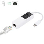 NK107A1 8-Pin-zu-RJ45 Ethernet LAN Netzwerkadapterkabel für iPhone / iPad Serie, Gesamtlänge: 16cm