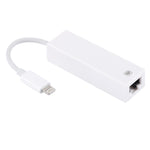 NK107A1 8-Pin-zu-RJ45 Ethernet LAN Netzwerkadapterkabel für iPhone / iPad Serie, Gesamtlänge: 16cm