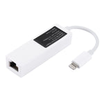 NK107A1 8-Pin-zu-RJ45 Ethernet LAN Netzwerkadapterkabel für iPhone / iPad Serie, Gesamtlänge: 16cm