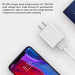 Original Xiaomi 18W Wandladegerät, Einzelanschluss USB Quick Charger, US-Stecker, 18W