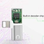 2 in 1 8-Pin 5V 1A Hör- und Anruf Audio Konverter Kopfhörer Adapter, IP8P3681B, IP8P3681S