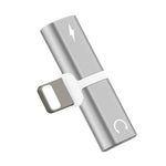 2 in 1 8-Pin 5V 1A Hör- und Anruf Audio Konverter Kopfhörer Adapter, IP8P3681B, IP8P3681S
