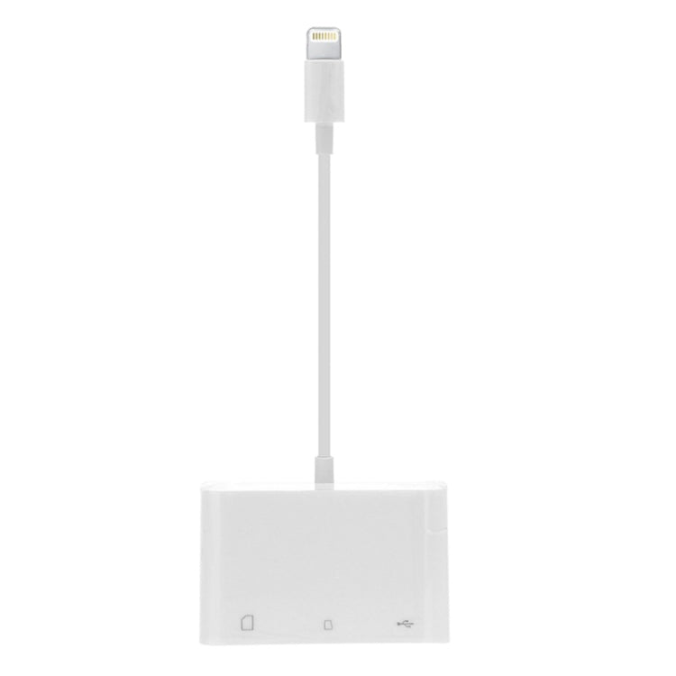 NK-1081 8-Pin-zu-SD + TF + USB-Port Kamera-Leser-Adapter