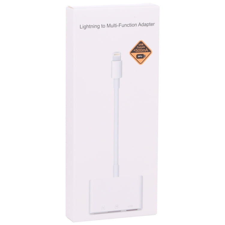 NK-1081 8-Pin-zu-SD + TF + USB-Port Kamera-Leser-Adapter
