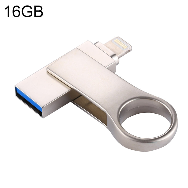 RQW-10D 2-in-1 USB 2.0 & 8-Pin 16GB USB-Stick, RQW-10D