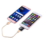 RQW-18S 8-Pin 128GB Multifunktionaler Flash-Speicher mit USB / Micro USB zu Micro USB Kabel, RQW-18S Schwarz