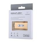 RQW-02 3 in 1 USB 2.0 & 8-Pin & Micro USB 32GB Flash-Laufwerk, RQW-02 Gold