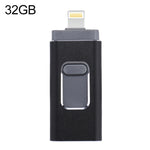 easyflash RQW-01B 3 in 1 USB 2.0 & 8 Pin & Micro USB 32GB Flash-Laufwerk, RQW-01B Schwarz