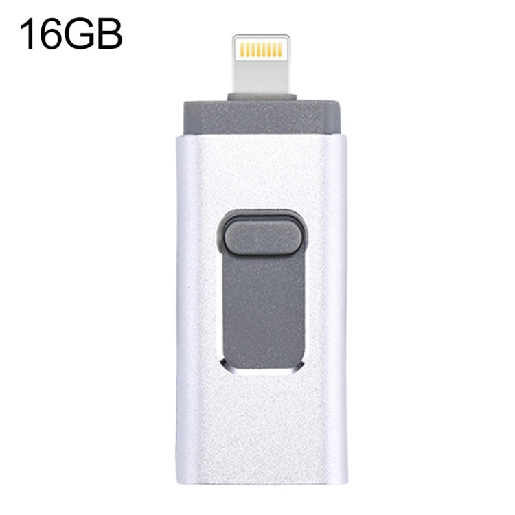 easyflash RQW-01B 3 in 1 USB 2.0 & 8 Pin & Micro USB 16GB Flash-Laufwerk, RQW-01B Schwarz, RQW-01B Gold, RQW-01B Roségold, RQW-01B Silber