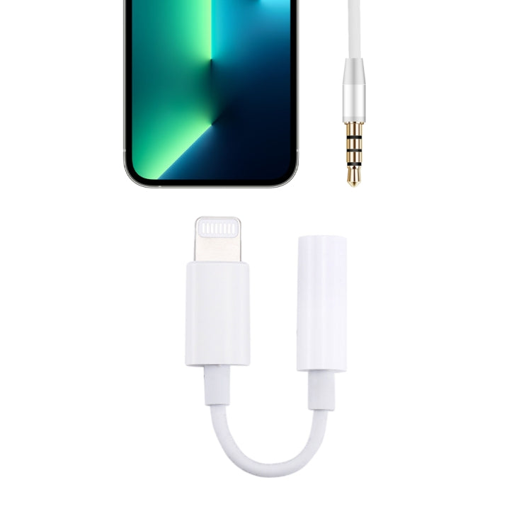 8-Pin-Stecker auf 3,5mm-Klinkenbuchse Audio-Adapterkabel, Bluetooth-Verbindung erforderlich, Länge: ca. 7,5cm, Bluetooth-Unterstützung